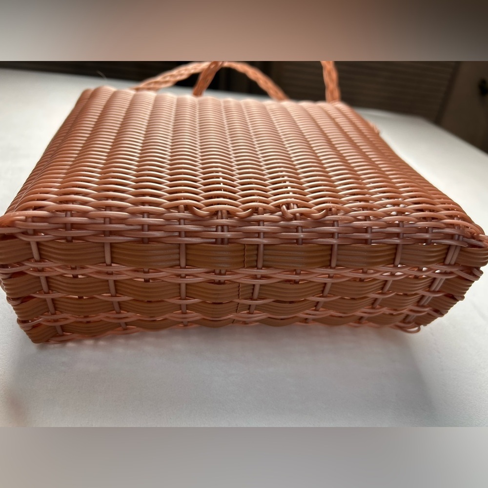 Brown Woven Crossbody Bag - Picture 9 of 9